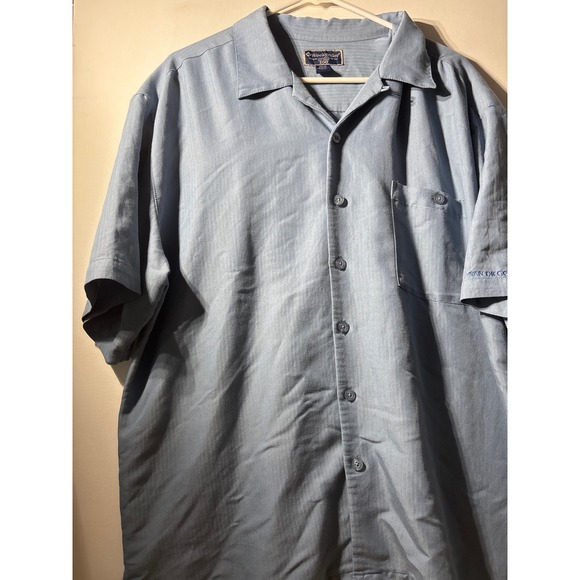 Weekender XL Shirt San Diego‎ Zoo Lion Embroidery Back Rayon Blend Blue Limited - Picture 5 of 7